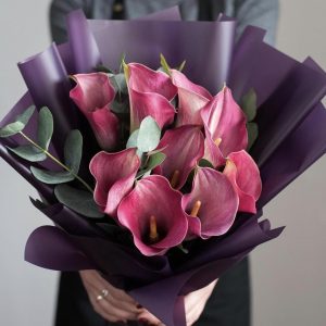 Букет из 9 розовых калл — Бизнес букеты
