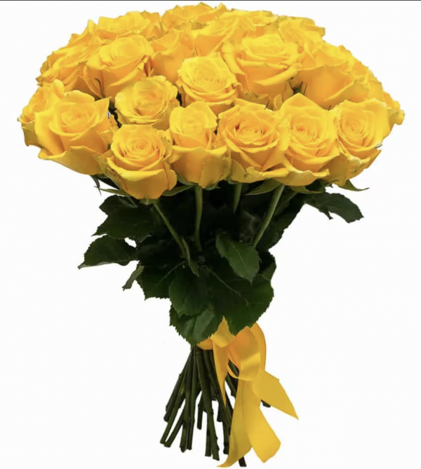 Букет из 35 желтых роз — Букеты цветов