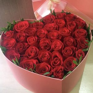 Сердце из роз «Ценю тебя» — Букеты цветов