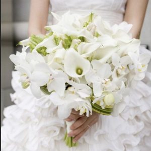Букет невесты и калл и орхидей — Свадебные букеты