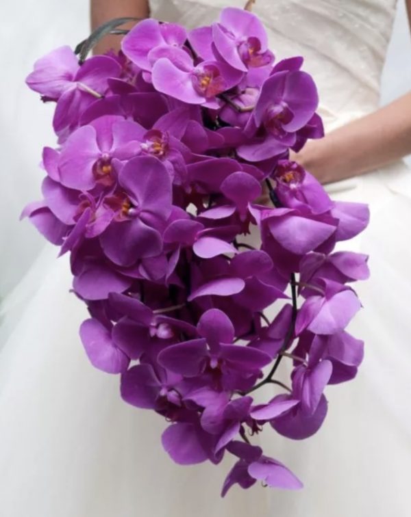 Свадебный букет из орхидей — Свадебные букеты