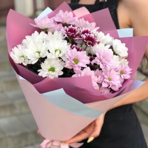 Букет из хризантем на 1 сентября — Букеты цветов