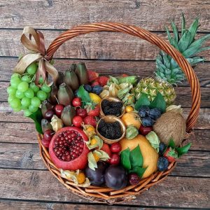 Большая корзина с фруктами «Севан» — Акции