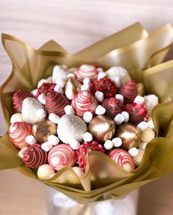 Букет из ягод в шоколаде «Голд» — Детские букеты
