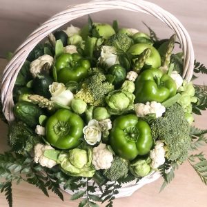 Корзина с овощами «Грин» — Съедобные букеты