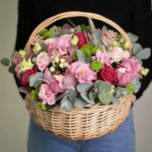 Корзина цветов Сицилия — Бизнес букеты