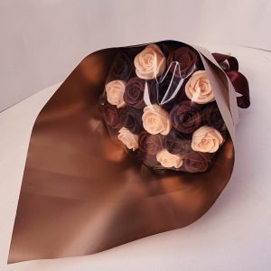 Букет из шоколадных роз «Бельгия» — Букеты из бельгийского шоколада