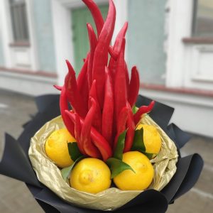 Букет из перцев «Огненный» —