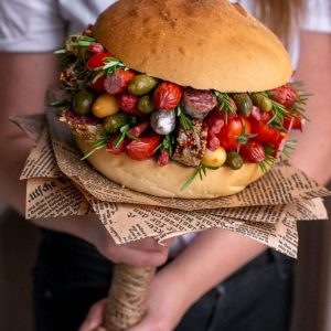 Бургер «Суп не буду!» — Букет-бургер