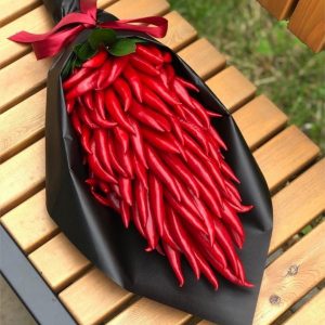Букет «Огненный перец» — Съедобные букеты
