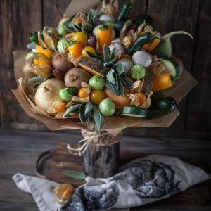 Арт-букет «Ферма» — Букеты из овощей и фруктов