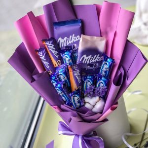 Шоколадный букет «Вихрь» — Букеты из сладостей для девочки