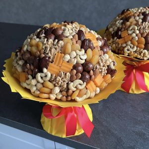 Букет «Ореховое созвездие» — Букеты из орехов и сухофруктов