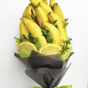 Букет из бананов с лимоном