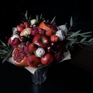 Дизайнерский букет «Датчанин» — Букеты из граната и яблок