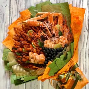 Букет морепродуктов «Доминикана» — Съедобные букеты