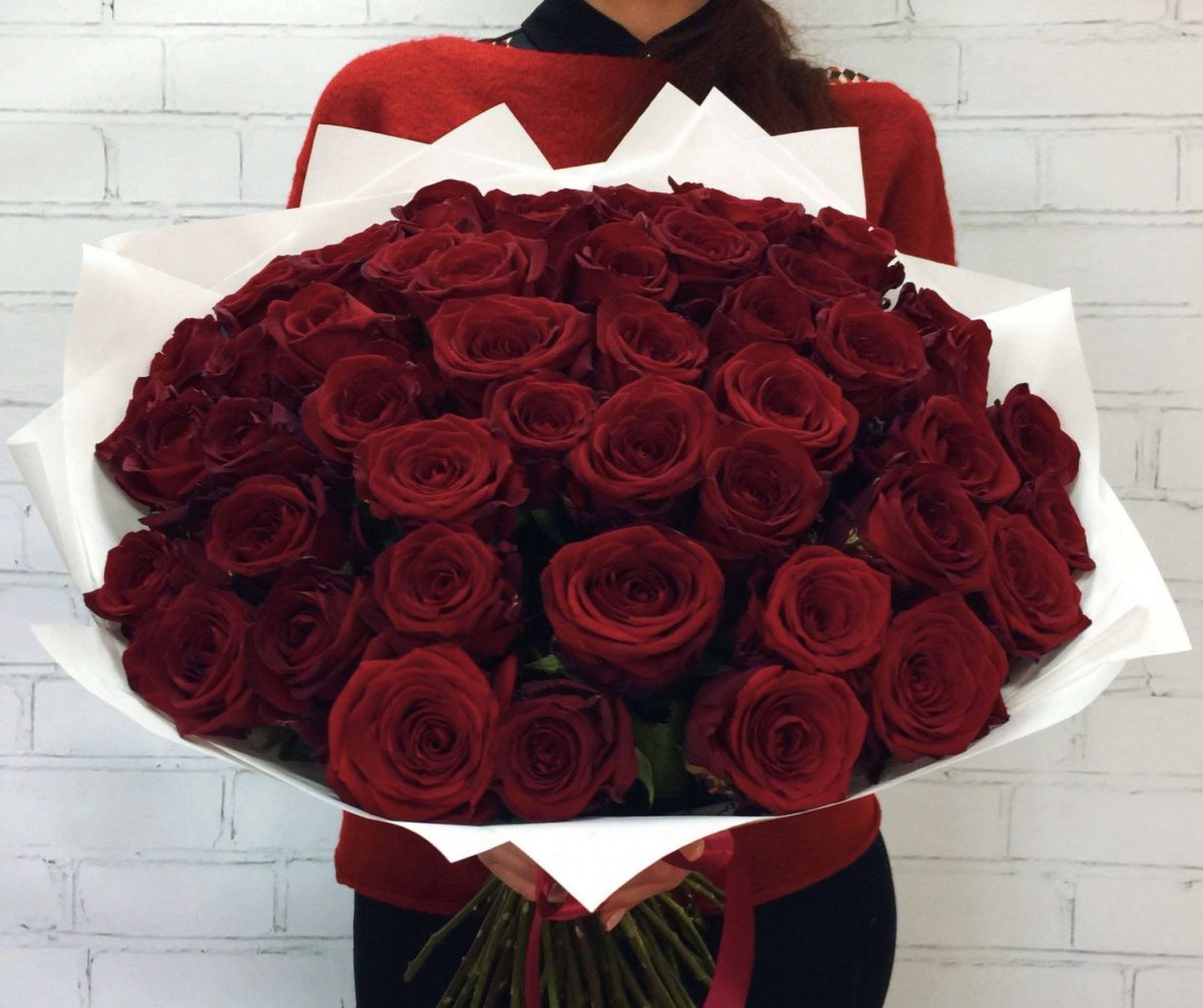 Бордовые розы купить. Букет из 51 бордовой розы. Красные розы 51 шт 60 см. Букет красных роз.