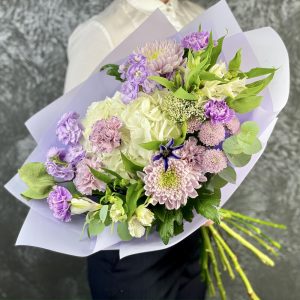 Букет с гортензией Папиьон — Букеты цветов