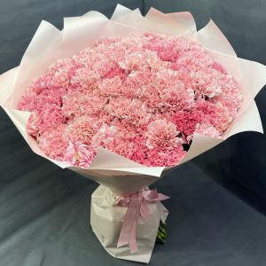 Букет из 99 розовых гвоздик — Бизнес букеты