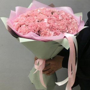 Букет из 41 розовой гвоздики — Бизнес букеты