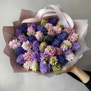 49 ароматных гиацинтов — Букеты цветов