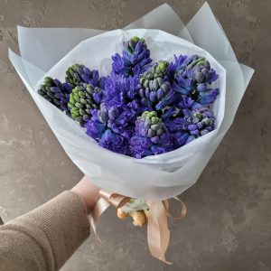 Букет из 11 синих гиацинтов — Букеты цветов