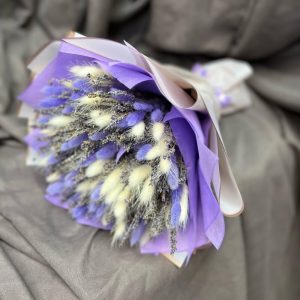 Букет из сухоцветов «Лаванда и лагурус» — Букет сухоцветов недорого