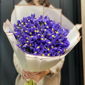 Букет из 49 ирисов — Букеты цветов