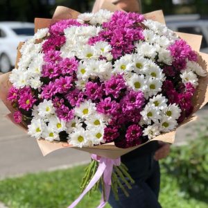 Букет из хризантем Микс — Букеты цветов