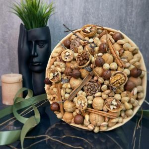 Букет из орехов «Крепкий орешек» — Съедобные букеты