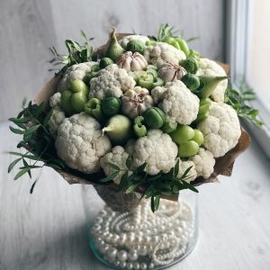 Изящный овощной букет «Прелесть» — Необычные букеты из овощей