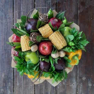 Букет из овощей «Овощной пирог» — Необычные букеты из овощей